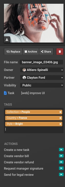 Odoo cloud-based document management